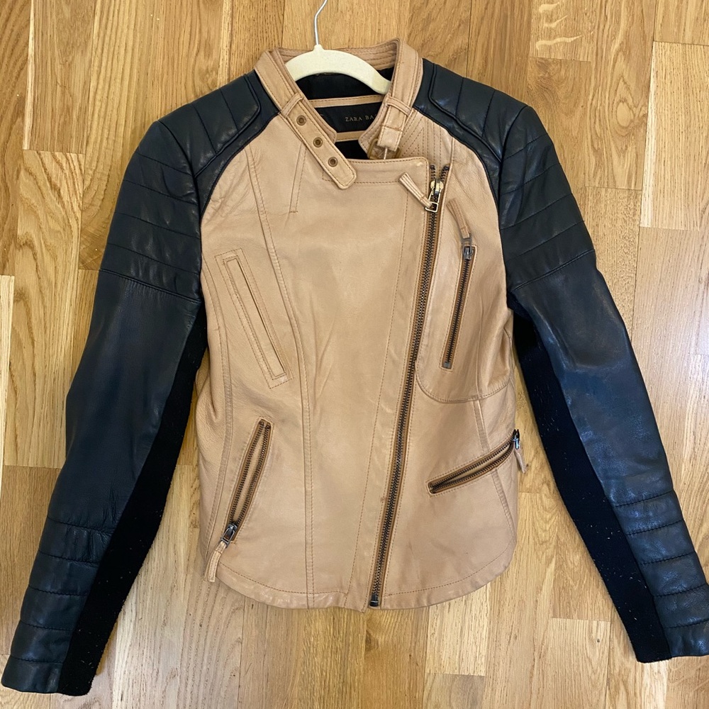 ZARA Leather Biker Jacket